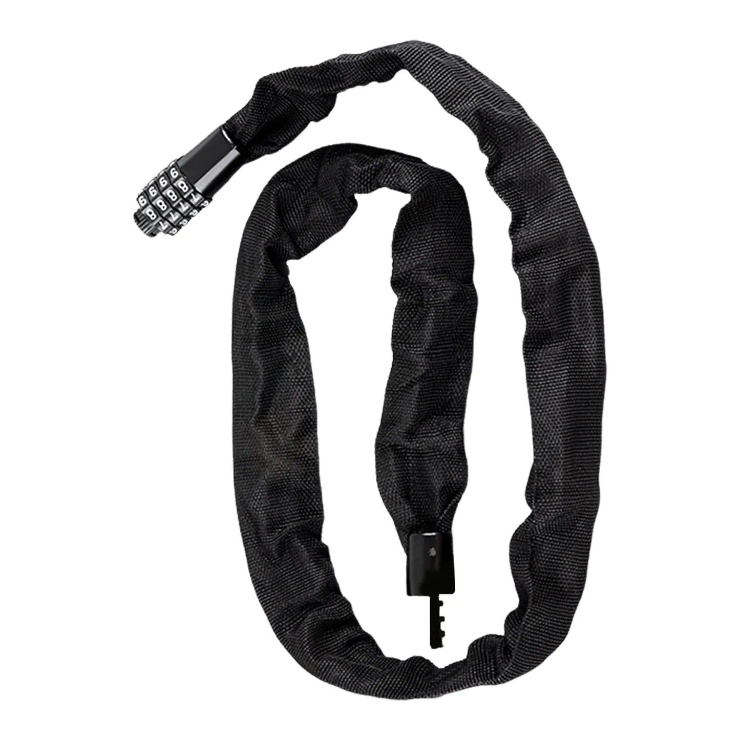 Anti-Diebstahl Fahrrad Kettenschloss – Universelles Zahlenschloss für Fahrrad, Roller & Skateboard | 4-stelliger Code 80/100/120cm Kaufschwan®