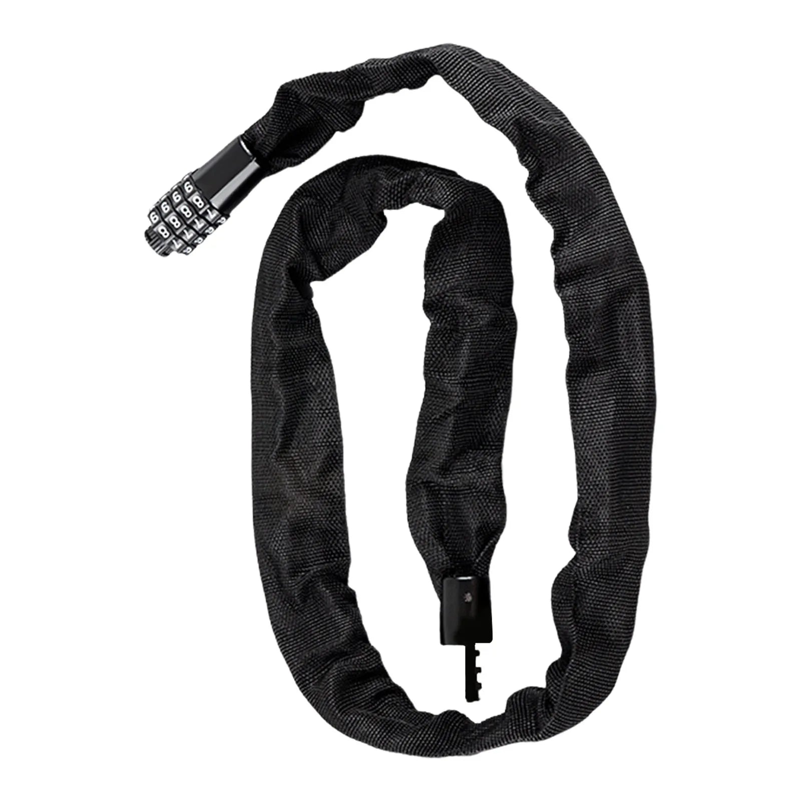 Anti-Diebstahl Fahrrad Kettenschloss – Universelles Zahlenschloss für Fahrrad, Roller & Skateboard | 4-stelliger Code 80/100/120cm Kaufschwan®