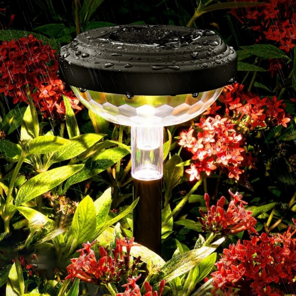 Helle Solar-Projektor-Wegeleuchten – 2 Lichtmodi, LED Außenleuchte IP67 Wasserdicht, Solarbetriebene Gartenstrahler für Rasen & Hof Kaufschwan®