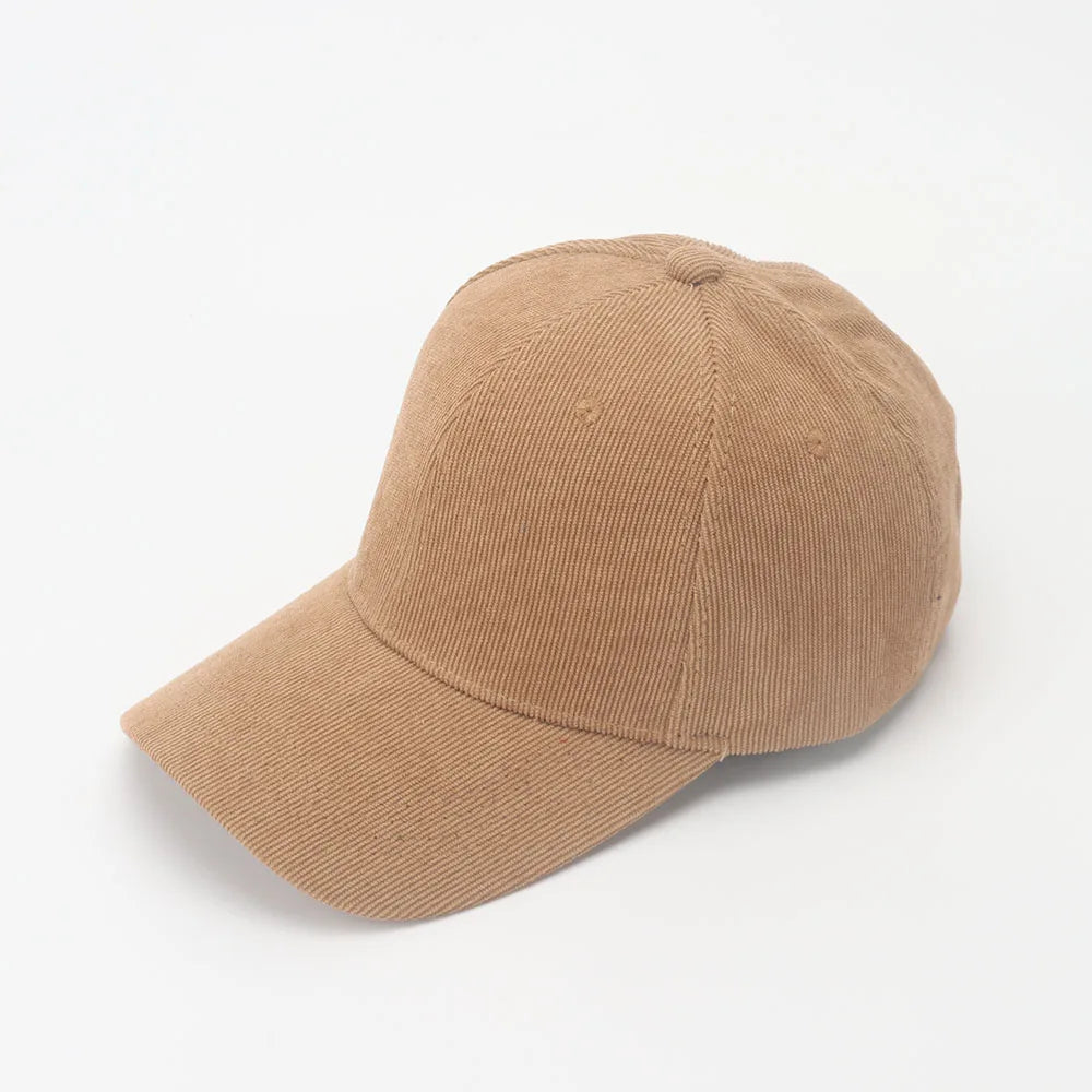 Corduroy Baseballkappe | Damen Retro Einfarbige Dad Hat | Herbst Winter Hüte für Herren & Damen | Unisex Freizeit Gebogener Schirm Kaufschwan®