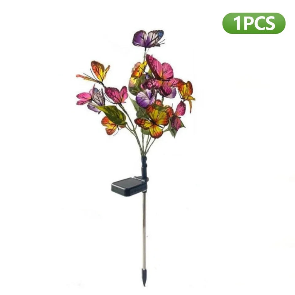 Solar Schmetterlings-Gartenleuchten – Wasserdichte Deko-Lichter für Garten, Rasen, Terrasse & Feste Kaufschwan®