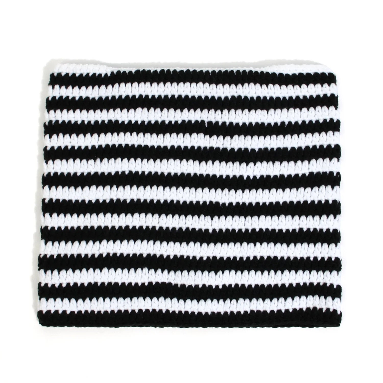 Häkelmütze mit Katzenohren – Weiche Acryl Wintermütze für Damen | Gestreifte Warme Beanie Mütze Geschenk Kaufschwan®