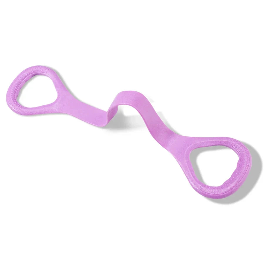 Fitness-Widerstandsband – Elastisches Trainingsband für Yoga, Pilates, Arme, Schultern & Rücken Kaufschwan® Lila