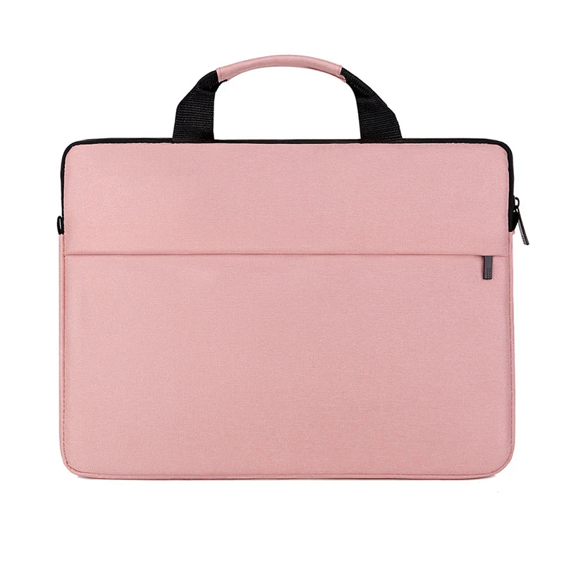 Moderne Laptop Handtasche – Elegante Mode Notebook-Hülle für Büro, Reise & Alltag Kaufschwan® Rosa 17 Zoll
