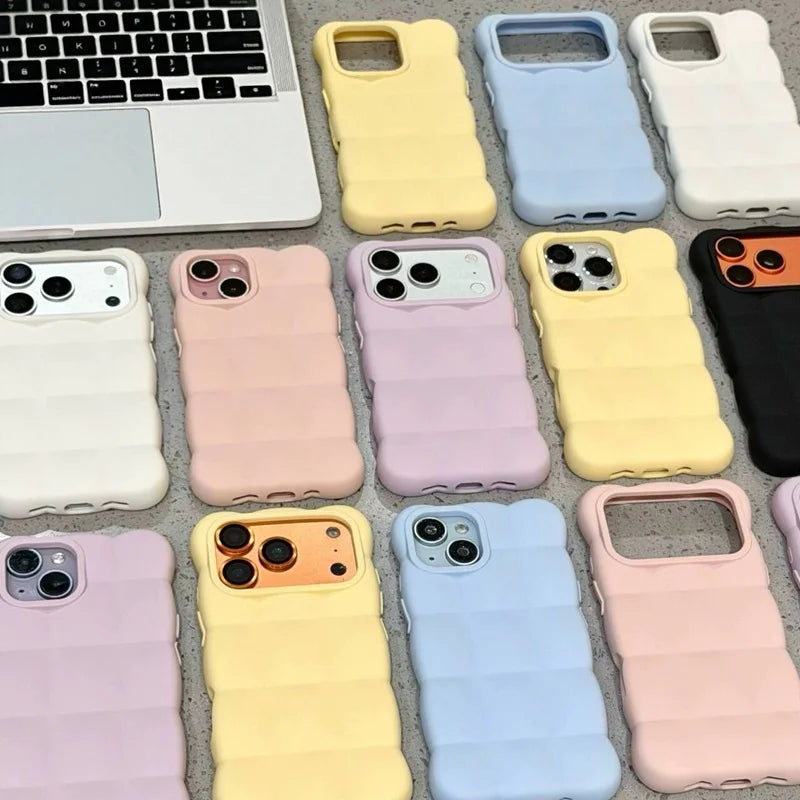 Weiche Silikonhülle in Wolkenform für iPhone 18 Pro & iPhone 18 Pro Max – Stoßfeste Schutzhülle in Bonbonfarben Kaufschwan®