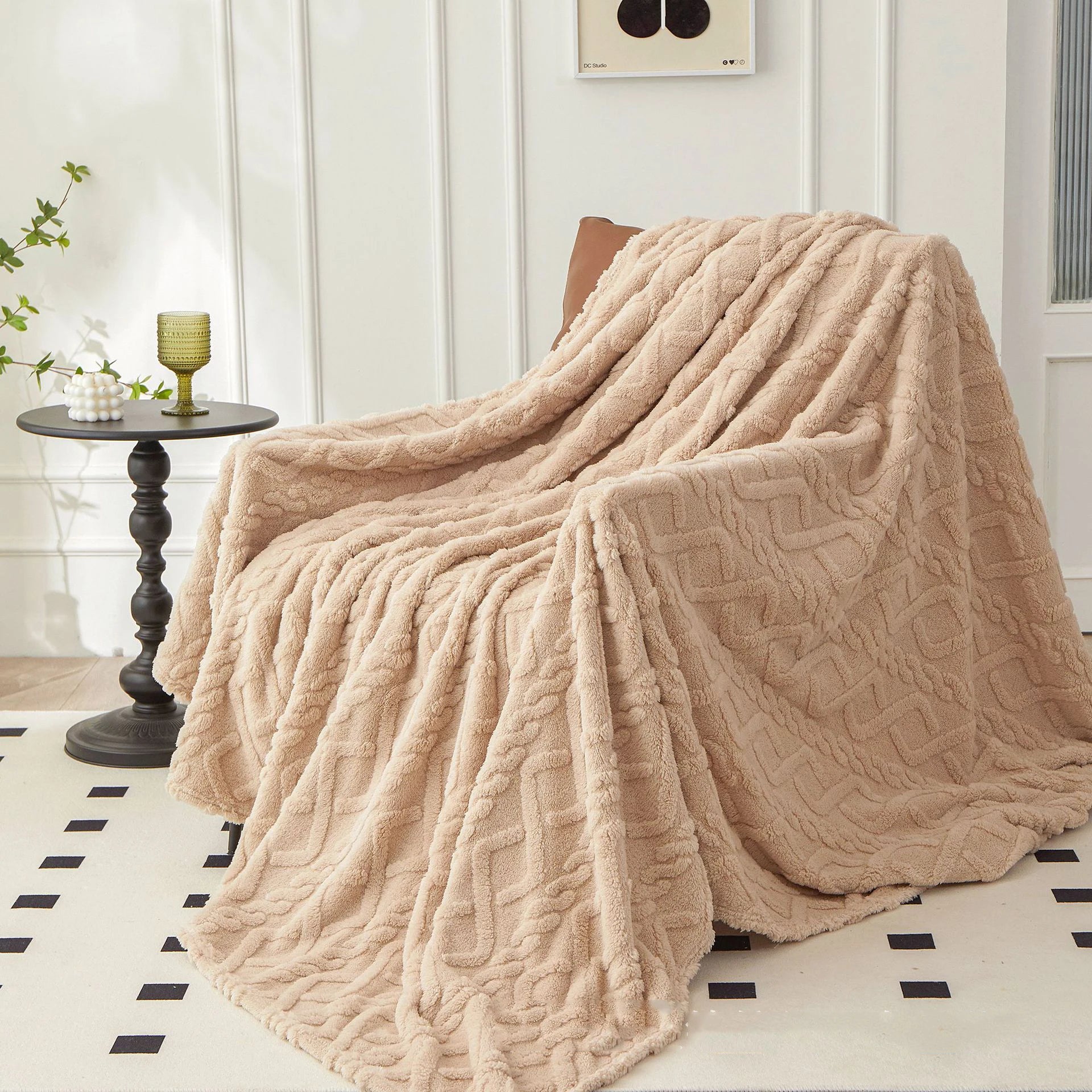 Sherpa Decke – Weicher, dicker und warmer Fleece Überwurf für Zuhause, Sofa, Neugeborene, Kinderbettwäsche & Reise Kaufschwan®