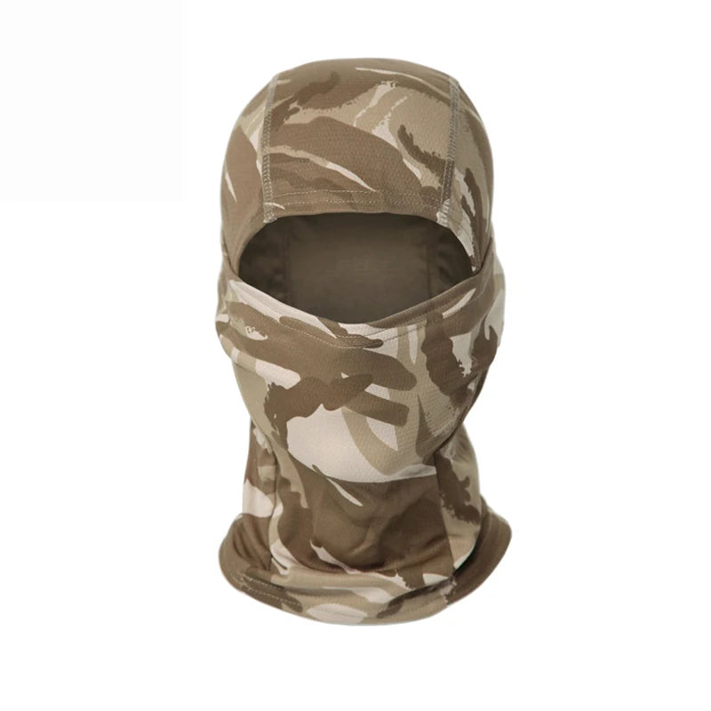 Camouflage Balaclava Mütze – Vollgesichtsmaske für Radfahren, Jagd & Outdoor Sport | Skimaske Motorrad Helm Unterziehmütze