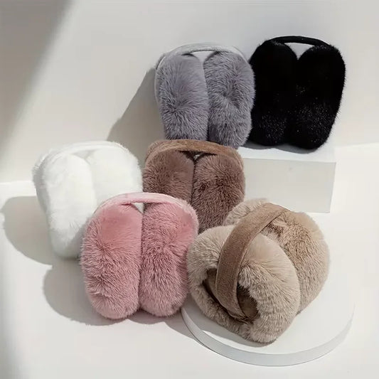 Weiche Plüsch Winter Ohrwärmer – Unisex Warme Ohrenschützer mit Ohrklappen | Outdoor Mode Kälteschutz Kaufschwan®