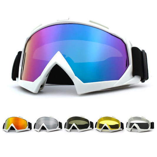 Skibrille – Winddichte Motorrad- & Fahrradbrille | Anti-Beschlag Schneebrille für Winter, Snowboard, Taktische Outdoor Aktivitäten Kaufschwan®