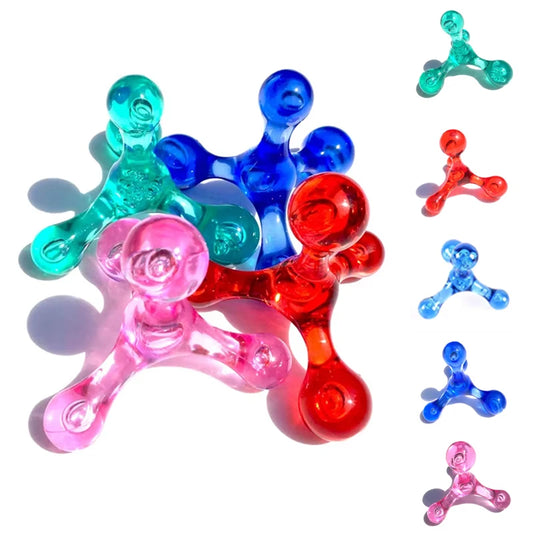 4-Kugel Mini-Handmassager | Akupressur-Werkzeug für Arme, Rücken, Beine, Kopf & Füße | Entspannung & Ödem-Fett-Reduktion Kaufschwan®