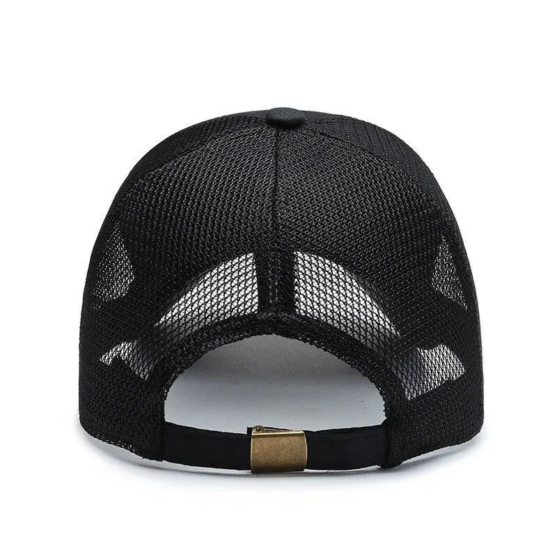 Outdoor Sport Baseballkappe | Herren Sommer Atmungsaktive Mesh-Schirmmütze | Koreanischer Stil Leichte Solide Farbe für Freizeit & Outdoor Kaufschwan®