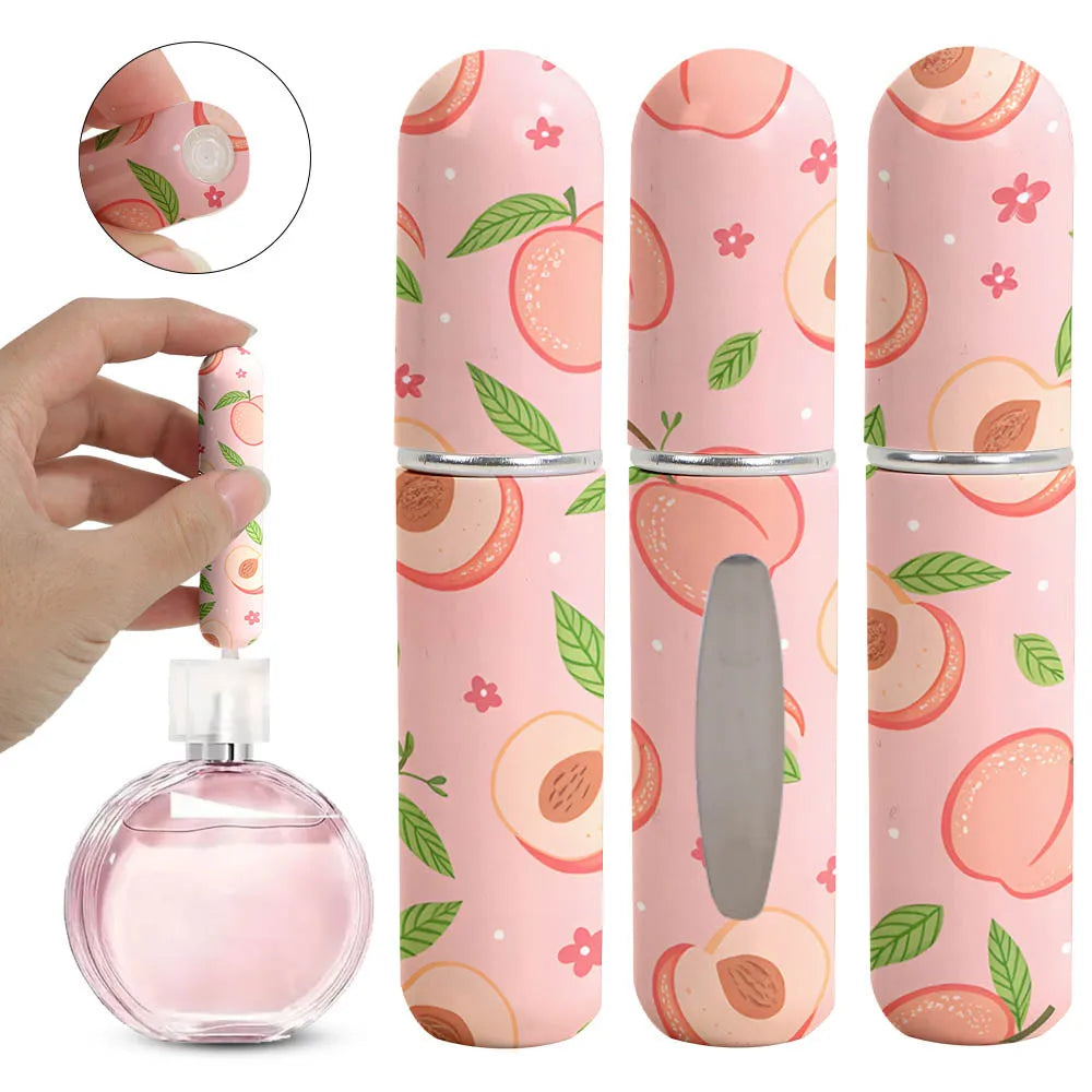 2/1PC 5ml Mini Perfume Bottle Refillable Empty Cosmetic Containers Portable Spray Atomizer Bottle Portable Travel Perfume Bottle Kaufschwan® mitao 1PC