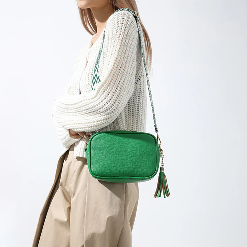 Minimalistische Schultertasche – Damen Umhängetasche mit Großer Kapazität | Einfarbige Kleine Quadratische Crossbody Tasche Kaufschwan®