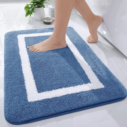 Weiche Saugfähige Badematte – Rutschfester, Schnelltrocknender Plüschteppich für Bad & Schlafzimmer Kaufschwan®
