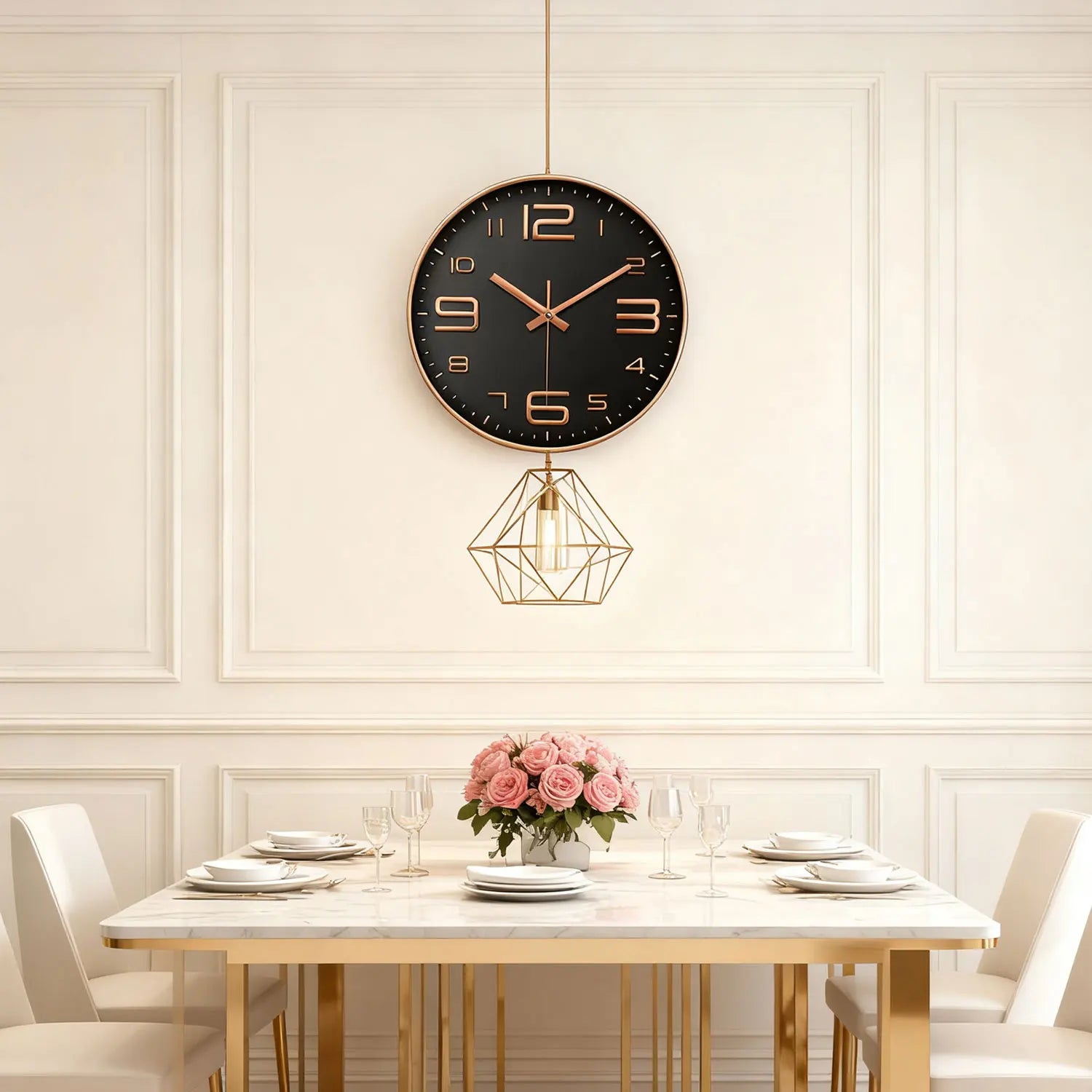 12 Zoll Moderne Quarz Wanduhr – Leise Große Zahlen Uhr Kaufschwan®