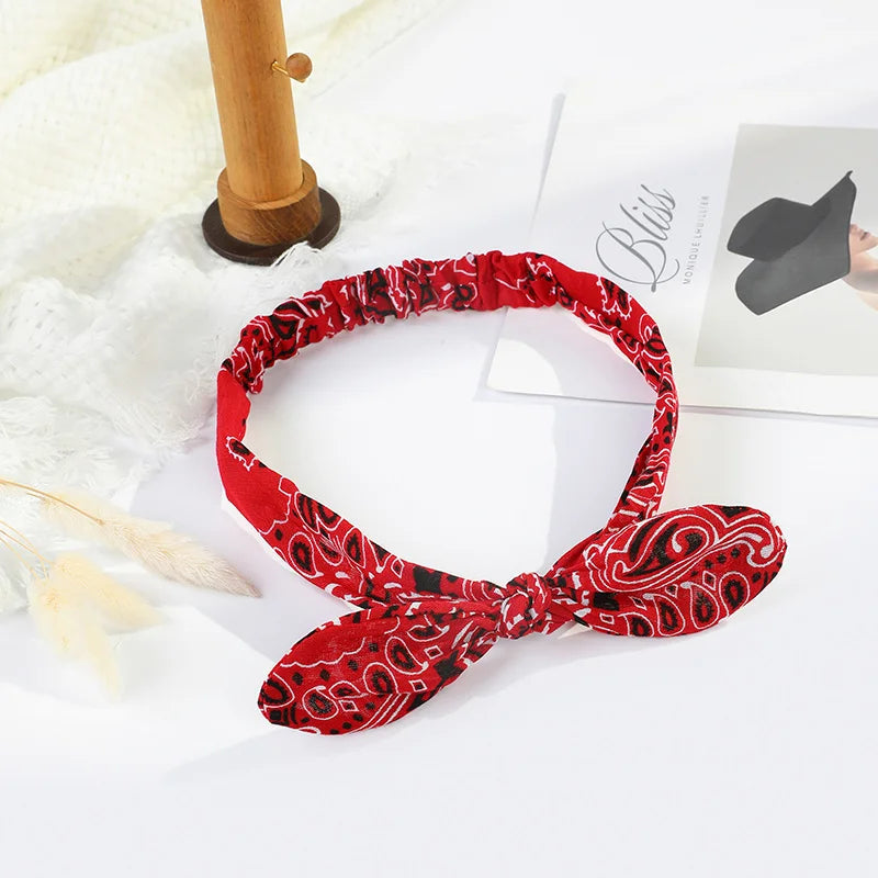 Bandana Haarreif mit Schleife – Geknotetes Turban-Haarreif für Damen & Mädchen Kaufschwan®
