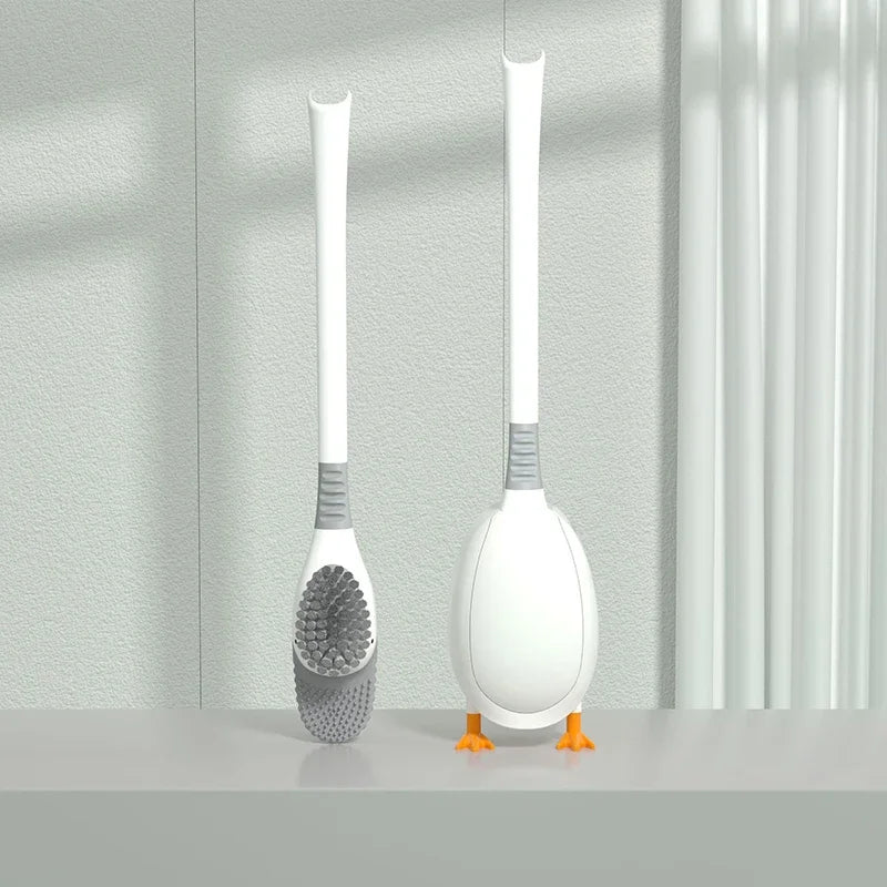Toilettenbürste im Tauchenten-Design – Wandmontiert oder Stehend Kaufschwan® Weiß