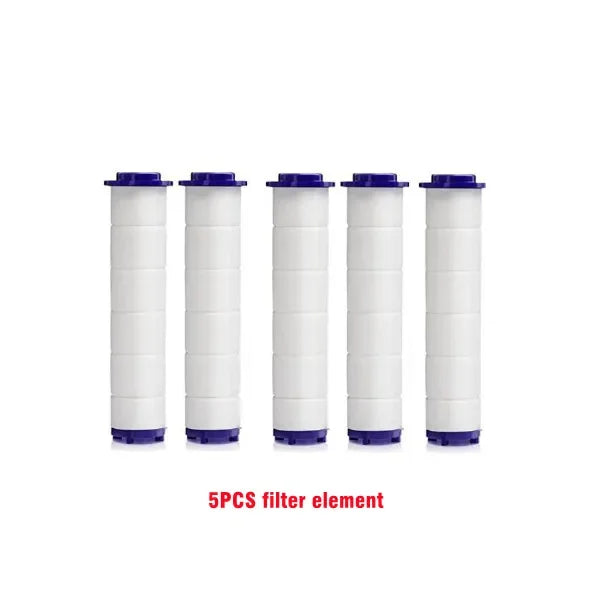 Wassersparender Hochdruck-Duschkopf mit Turbo-Propeller und integriertem Filter – Regenbrause Badezimmerzubehör Kaufschwan® 5 Filter