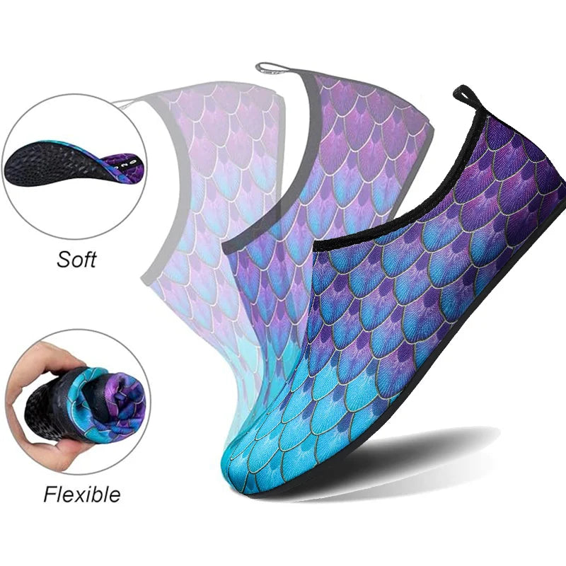 Unisex Aqua Wasserschuhe – Atmungsaktive Schwimmschuhe für Strand, Barfuß & Waten Kaufschwan®