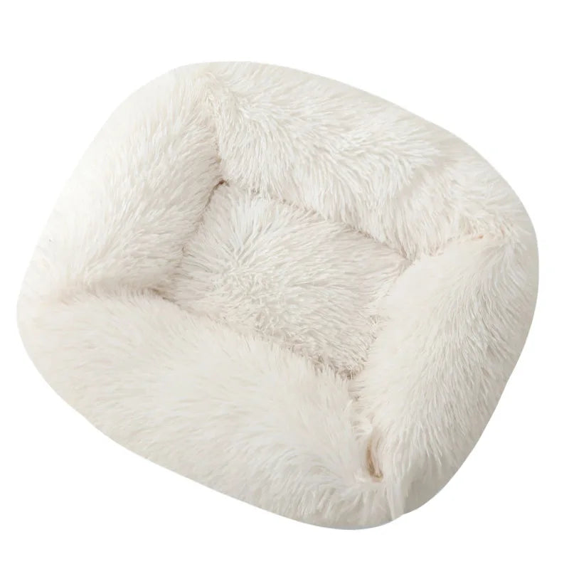 Plüsch Haustierbett Sofa – Flauschiges Kissenkorb Bett für Hunde & Katzen Kaufschwan®