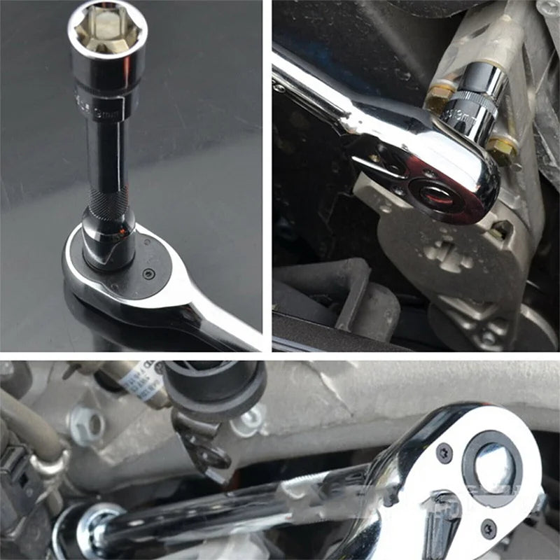 108-teiliges Steckschlüssel Set Auto Reparatur Werkzeug Ratsche & Drehmomentschlüssel Kombination Werkzeugkoffer