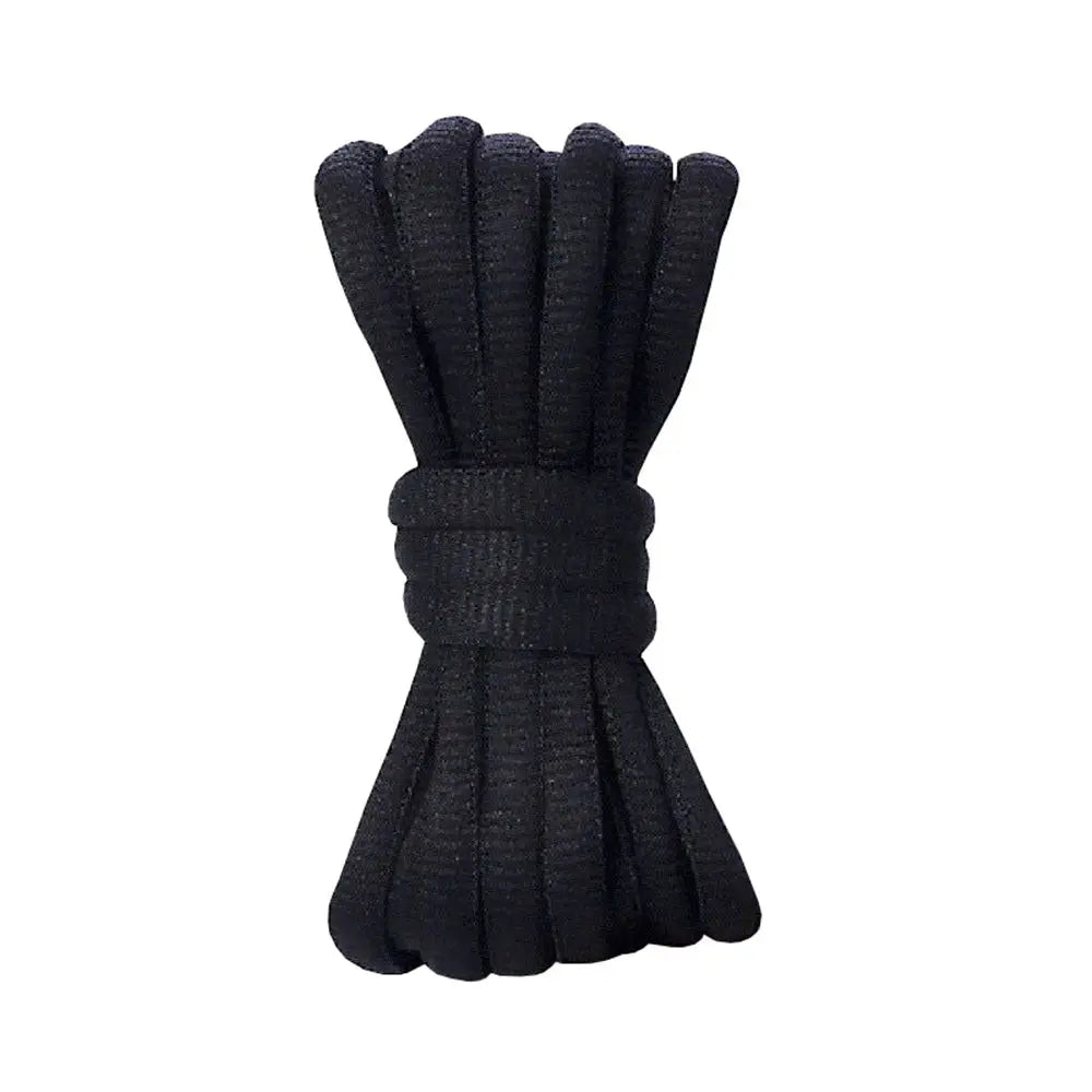 9mm Dicke Ovale Schnürsenkel – Premium Ersatzschnürsenkel für Dunks & Sneaker | 140cm Lange Robuste Sportschuh Laces Kaufschwan® Schwarz
