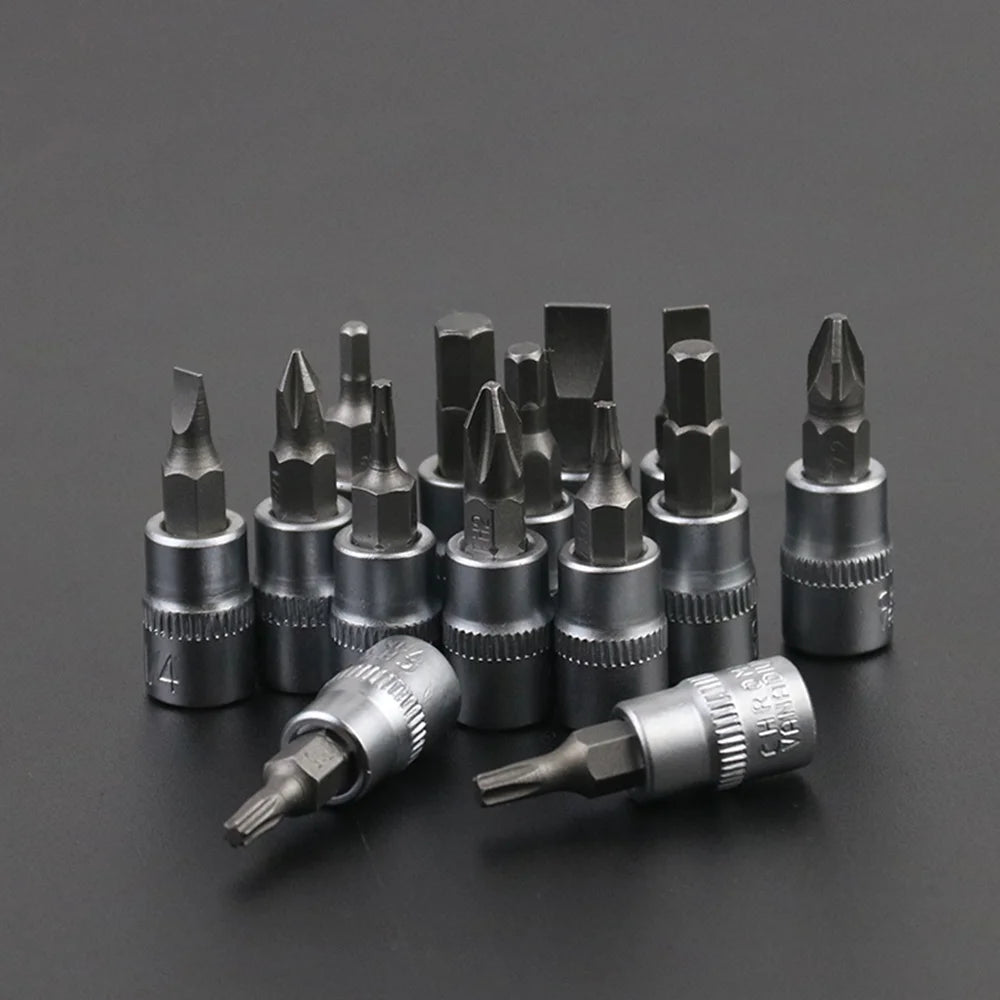 108-teiliges Ratschen Steckschlüssel Set mit Drehmomentschlüssel & Bits