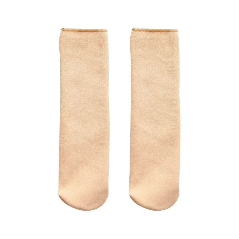 Damen Winter Warme Kurzsocken | Dicke Thermo Kaschmir Wolle Nylon Samt | Gemütliche Haus- & Stiefelsocken (1–20 Paar) Kaufschwan®