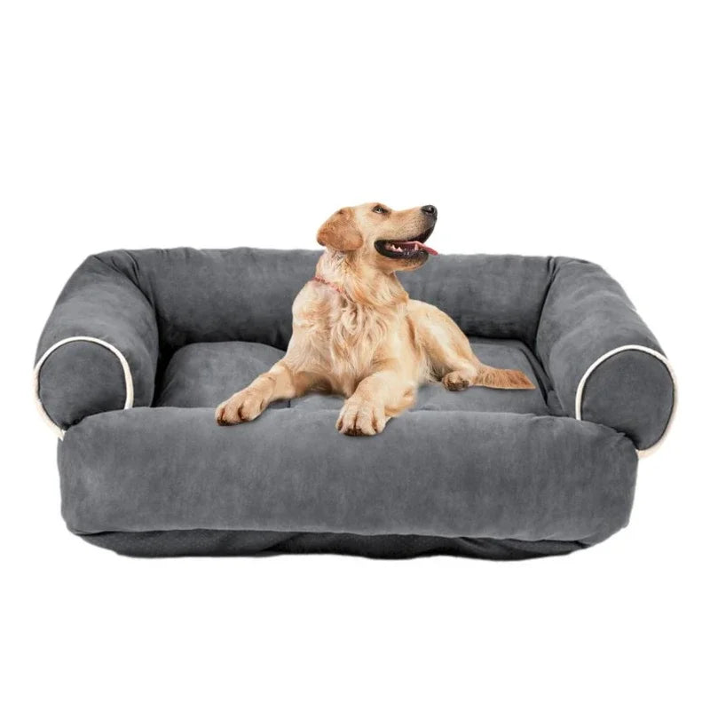 Super Weiches Hundebett Sofa – Dickes Warmes Rechteckiges Haustierbett Kaufschwan®