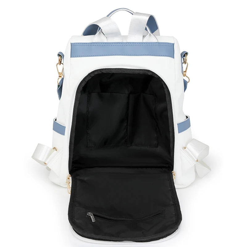 Damen Rucksack Mode | Wasserdicht Weiches Leder Schul- & Reiserucksack