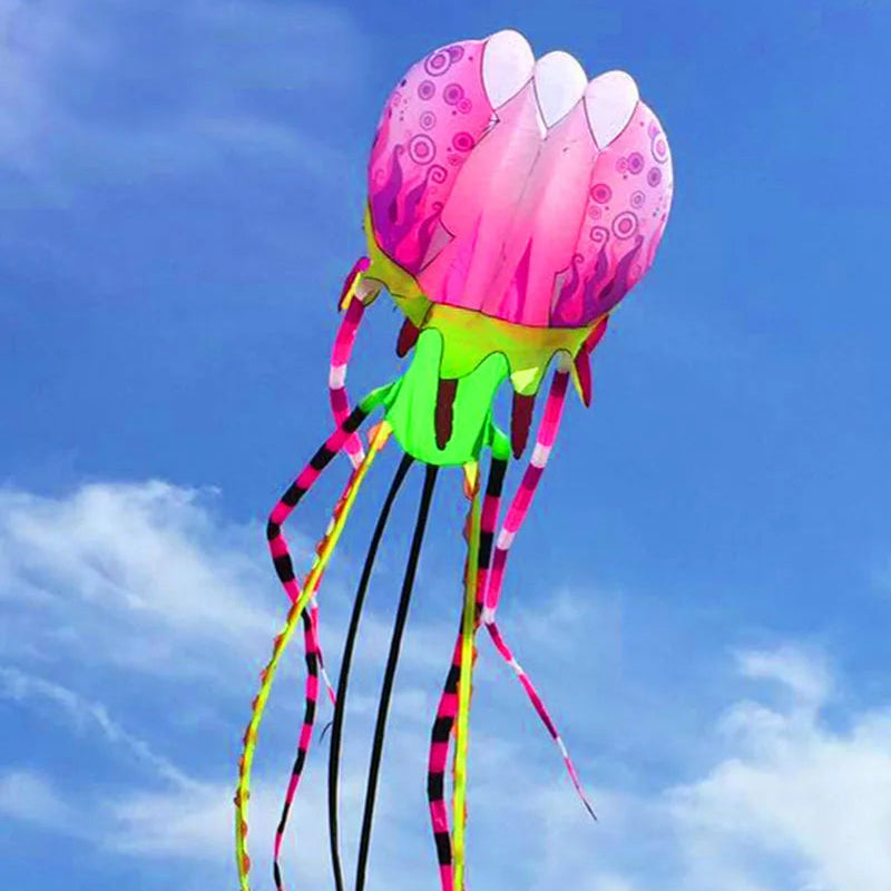 10M Riesiger Quallendrachen – Großer Aufblasbarer Weichdrachen aus Reißhemmendem Nylon für Strand und Freizeit Kaufschwan®