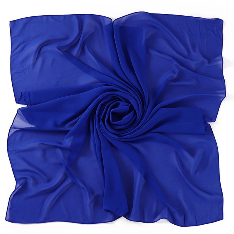 85×85CM Kopftuch – Damen Quadrat Hijab | Muslimisches Einfarbiges Kopftuch, Modischer Schal & Unterkopftuch