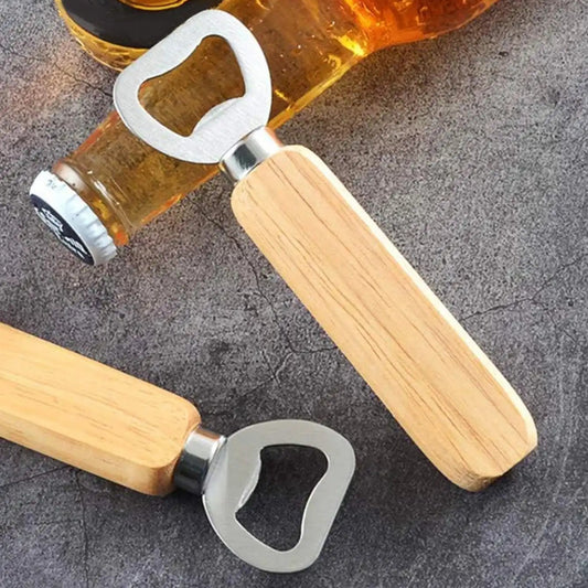 Flaschenöffner mit Holzgriff – Professionelles Bartender Werkzeug Kaufschwan®
