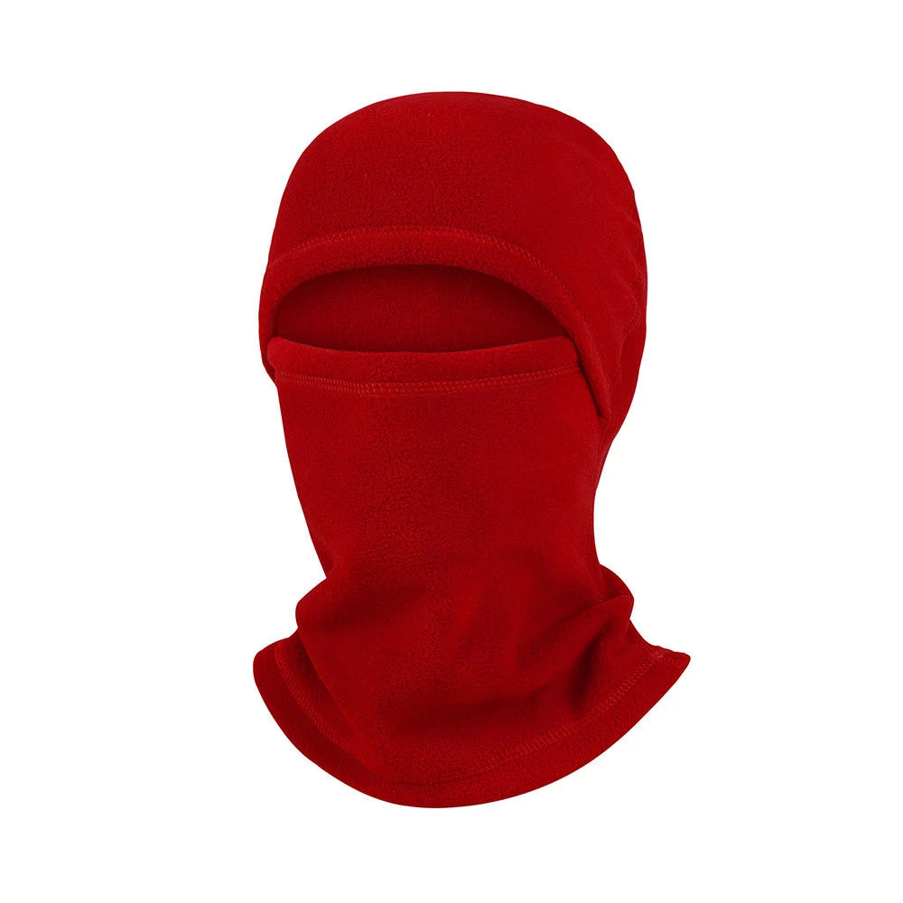 Vollgesichts-Balaclava – Winter Thermo-Fleece-Maske | Motorrad, Fahrrad & Sport Lauf Sturmhaube mit Halswärmer