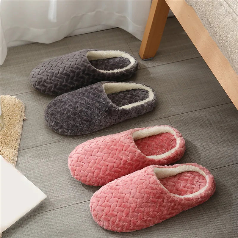 Damen Winter-Hausschuhe mit Fell | Cartoon-Katzen-Design | Warme Memory-Foam Indoor-Schuhe für Damen, Herren & Paare Kaufschwan®