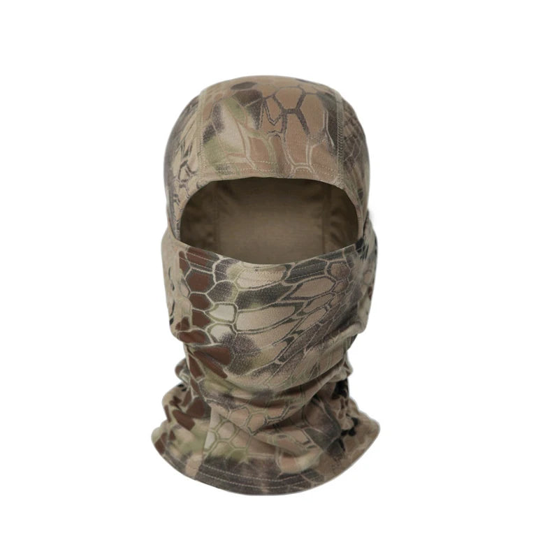 Camouflage Balaclava Mütze – Vollgesichtsmaske für Radfahren, Jagd & Outdoor Sport | Skimaske Motorrad Helm Unterziehmütze