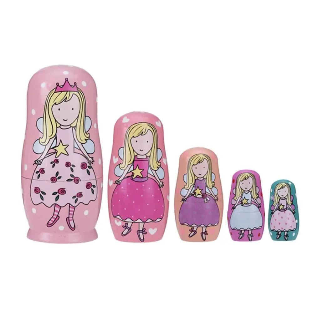 Holz-Matrjoschka – Russische Nestpuppen Set | Dekoration & Spielzeug Geschenk für Kinder