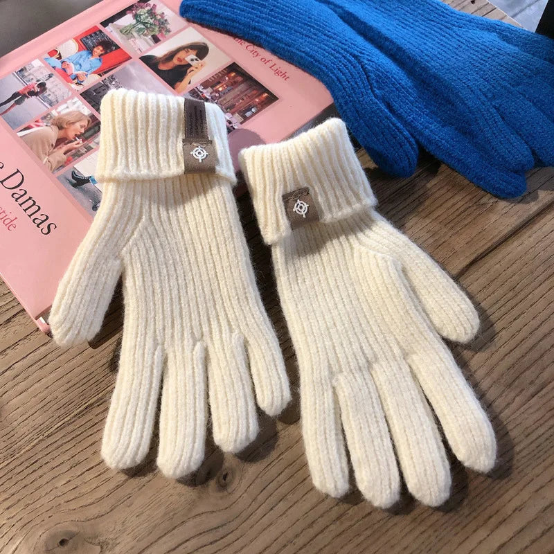 Damen Fashion Touchscreen Strickhandschuhe – Warme Flauschige Winterhandschuhe | Alltag, Arbeit & Outdoor Kaufschwan®