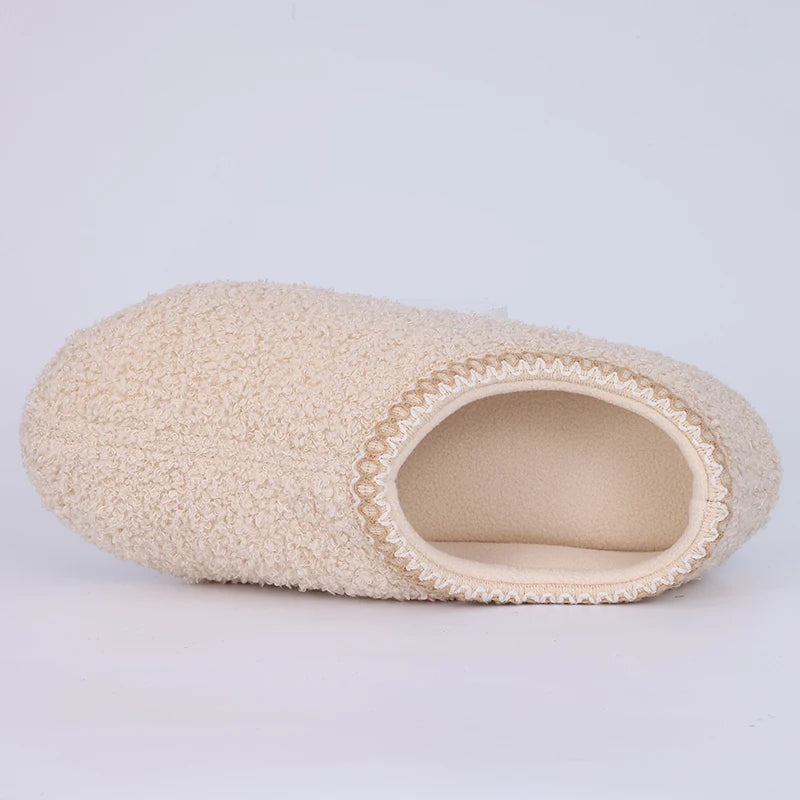 Winter-Hausschuhe für Damen | Warme Modische Flache Schuhe | Rutschfeste & Verschleißfeste Outdoor-Slipper Kaufschwan®