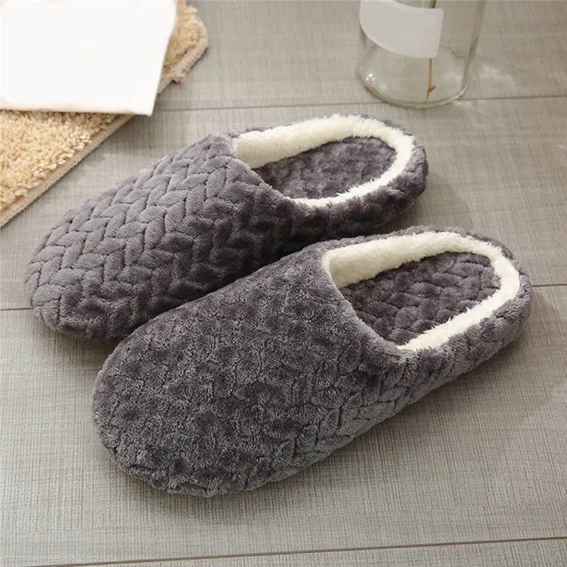 Damen Winter-Hausschuhe mit Fell | Cartoon-Katzen-Design | Warme Memory-Foam Indoor-Schuhe für Damen, Herren & Paare Kaufschwan®