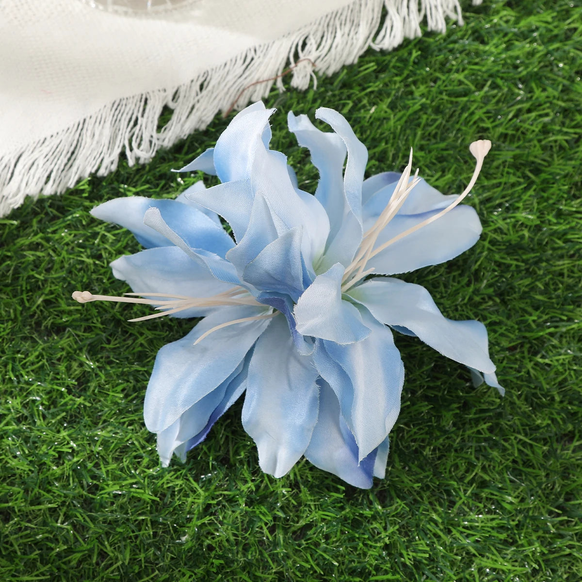 Orchideen-Blumen Haarklammer – Braut & Urlaubs Haaraccessoire