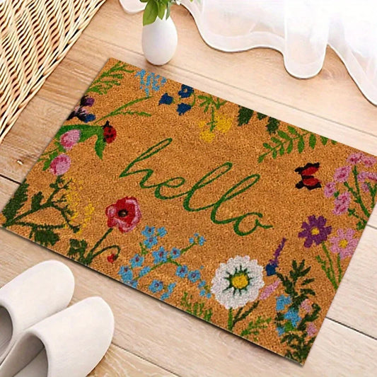 Rutschfeste Türmatte – Langlebig, Wasserdicht, Weich & Bunt Dekorative Fußmatte für Eingangsbereich oder Badezimmer Kaufschwan® 80x120cm