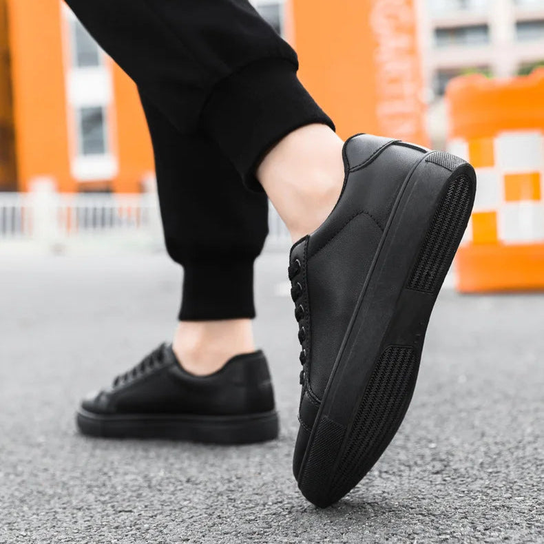 Herren Business Casual Mokassins – Weiche Bequeme Sneaker | Schwarze & Weiße Schuhe für Büro & Freizeit Kaufschwan®