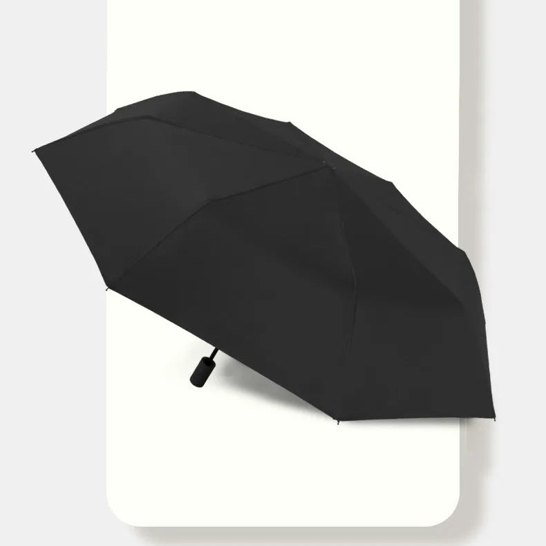 16-Streben Automatikschirm – Winddichter Doppel-Lagen Fiberglas-Rahmen, UPF Sonnenschutz, Tragbarer Minimalistischer Sonnenschutzschirm