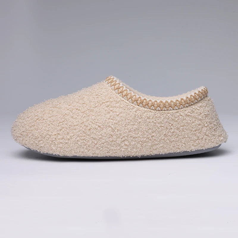 Winter-Hausschuhe für Damen | Warme Modische Flache Schuhe | Rutschfeste & Verschleißfeste Outdoor-Slipper Kaufschwan®