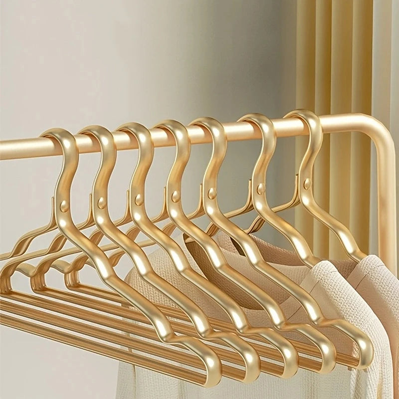 Metall Kleiderbügel – Robuste Glatte Kleiderbügel für Hemden, Mäntel und Hosen Kaufschwan®
