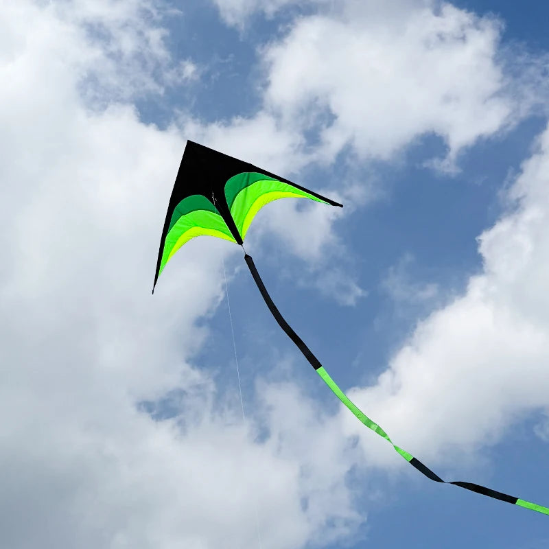 Großer Delta-Drachen mit 100m Flugschnur – Winddrachen mit Handgriff für Kinder und Freizeit im Freien Kaufschwan®