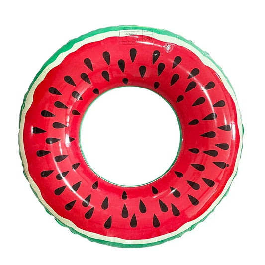 Aufblasbarer Schwimmreifen Pink Coffee Sweet – Schwimmring im Wassermelonen-Design für Kinder & Erwachsene (60-120cm) Kaufschwan®