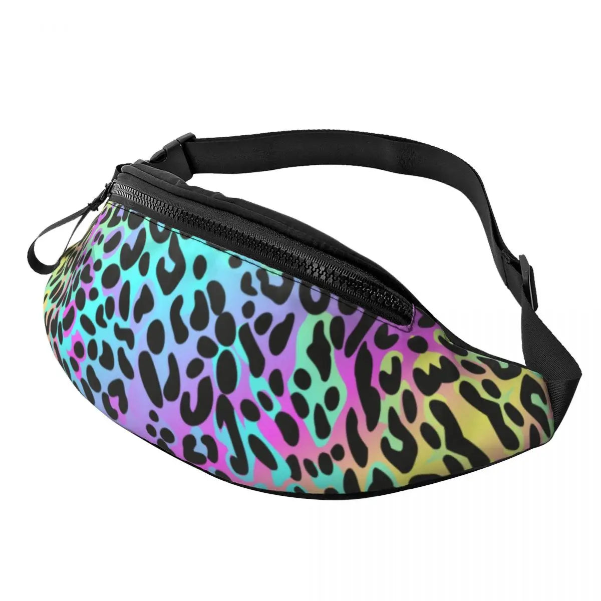 Leopardenmuster Gürteltasche – Unisex Hüfttasche | Cheetah Print Crossbody Bag für Laufen, Reisen & Handy
