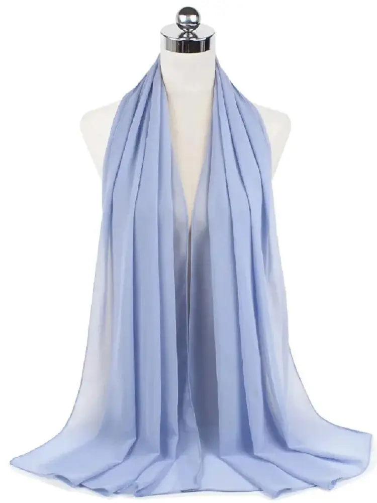 Damen Hijab aus Chiffon – Sofort Tragbares Kopftuch | Einfarbiger Instant Hijab Schal, Arabischer Wrap & Islamischer Schal
